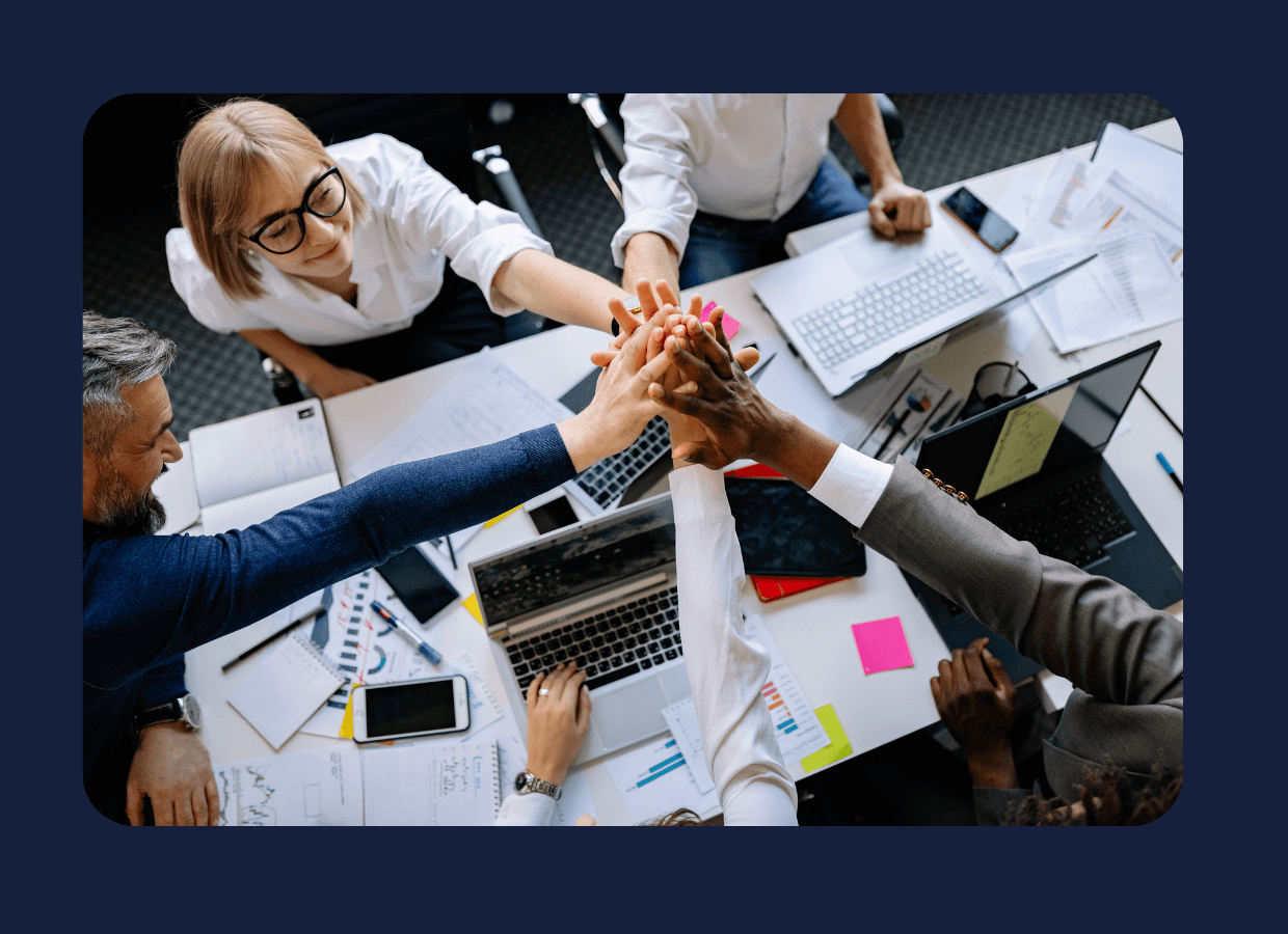 Team meeting in progress